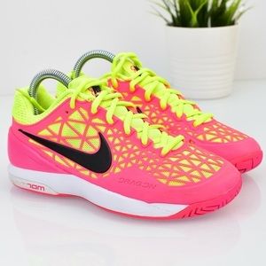 Nike Zoom Cage 2 Dragon Pink Yellow EUC
